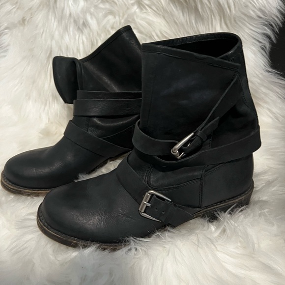 Motorcycle Boots | Lucky Brand LK-Dallis Leather Straps | USA 9 - Picture 4 of 5